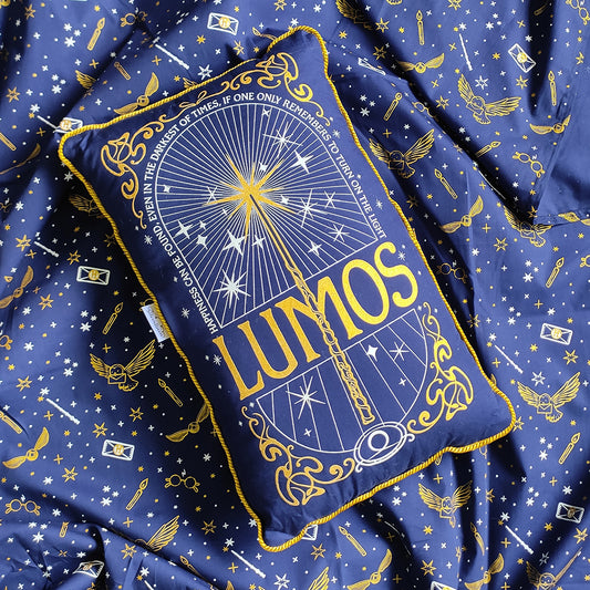 Official Harry Potter Lumos Shape Cushion for Boys & Girls (Can be Personalised)