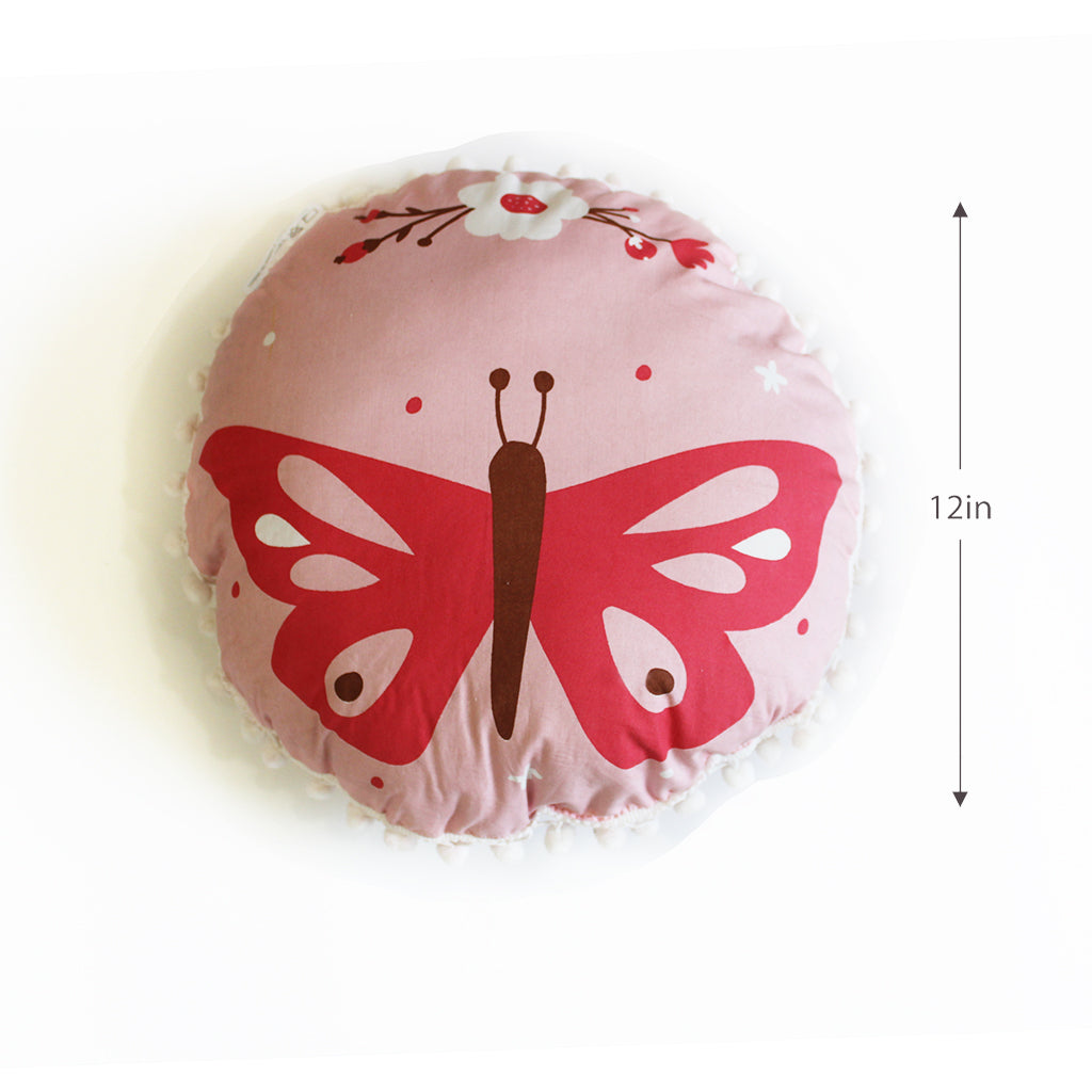 Butterflies Shape Cushion for Girls (Can be Personalised)